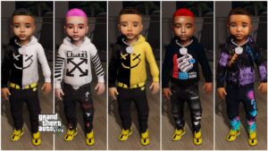 GTA 5 :- Baby Male 124 Bundle with 5 Variants [Singleplayer/Fivem Ready] [ 30% OFF]