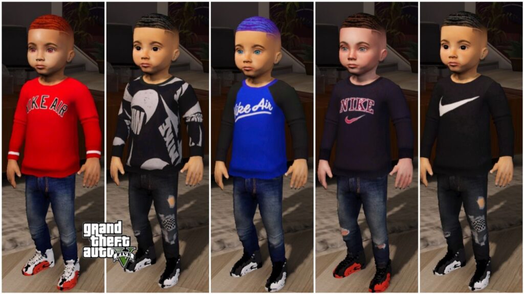 GTA 5 :- Baby Male 115 Bundle with 5 Variants [Singleplayer/Fivem Ready ...