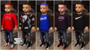 GTA 5 :- Baby Male 115 Bundle with 5 Variants [Singleplayer/Fivem Ready] [ 30% OFF]