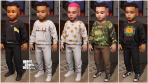 GTA 5 :- Baby Male 121 Bundle with 5 Variants [Singleplayer/Fivem Ready] [ 30% OFF]