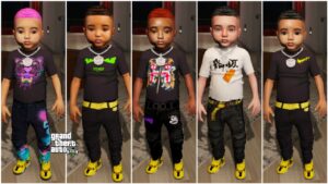 GTA 5 :- Baby Male 107 Bundle with 5 Variants [Singleplayer/Fivem Ready] [ 30% OFF]