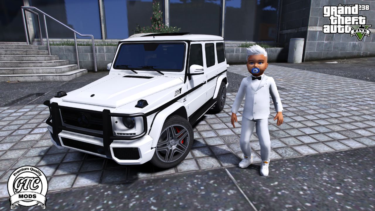 GTA 5 :- Small Mercedes Brabus G700 Car for Babies [Singleplayer/Fivem  Ready] in 2023