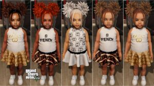 GTA 5 :- Baby Female 113 Bundle with 5 Variants [Singleplayer/Fivem Ready] [ 30% OFF]