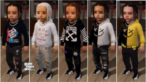GTA 5 :- Baby Male 144 Bundle with 5 Variants [Singleplayer/Fivem Ready] [ 30% OFF]