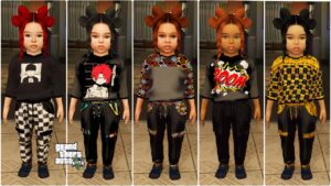 GTA 5 :- Baby Female 55 Bundle with 5 Variants [Singleplayer/Fivem Ready] [ 30% OFF]