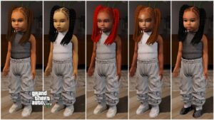 GTA 5 :- Baby Female 58 Bundle with 5 Variants [Singleplayer/Fivem Ready] [ 30% OFF]