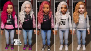 GTA 5 :- Baby Female 115 Bundle with 5 Variants [Singleplayer/Fivem Ready] [ 30% OFF]