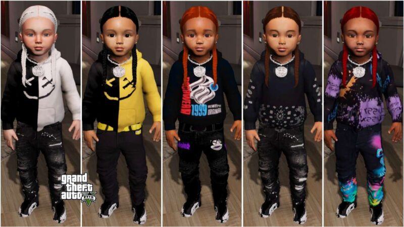 GTA 5 :- Baby Male 181 Bundle with 5 Variants [Singleplayer/Fivem Ready ...