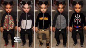 GTA 5 :- Baby Male 187 Bundle with 5 Variants [Singleplayer/Fivem Ready] [ 30% OFF]