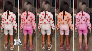 GTA 5 :- Child Female 10 [Size 2.0 with faces rigged] Bundle with 5 Variants [Singleplayer/Fivem Ready] [ 30% OFF ]