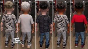 GTA 5 :- Baby Male 196 Bundle with 5 Variants [Singleplayer/Fivem Ready] [ 30% OFF]