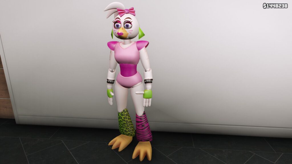 GTA 5 :- FNAF Glamrock Chica Ped Mod for GTA V [Singleplayer/Fivem ...