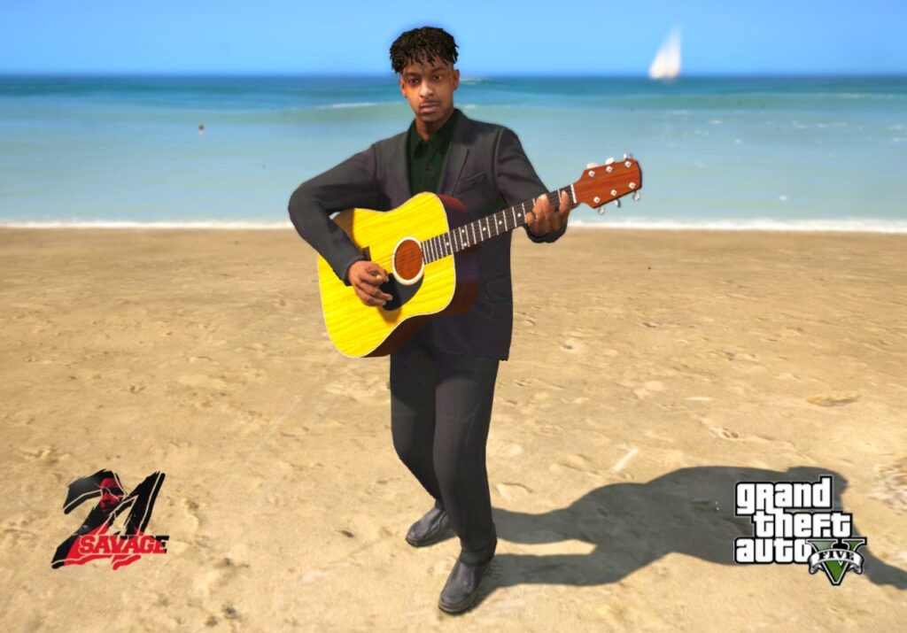 GTA 5 :- 21 Savage-The Rapper Ped Mod [Singleplayer/Fivem Ready] | Bin ...