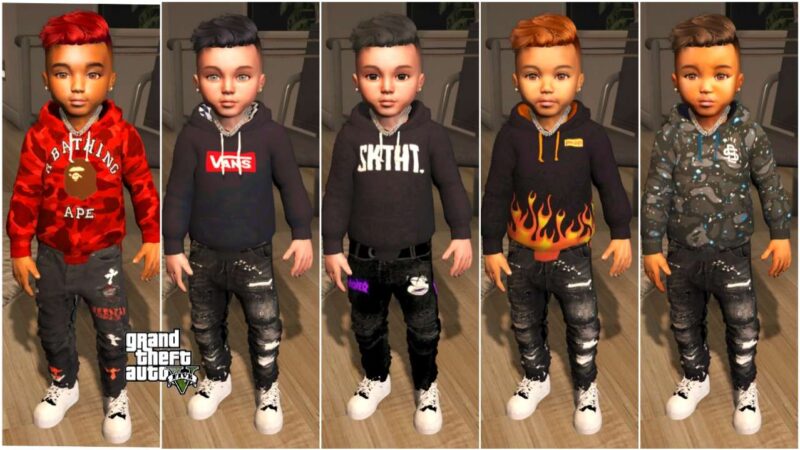 GTA 5 :- Baby Male 201 Bundle with 5 Variants [Singleplayer/Fivem Ready ...