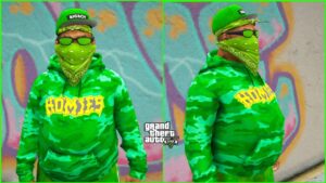 GTA 5 :- Green Gang Fat Ped Mod for [FiveM/Singleplayer]