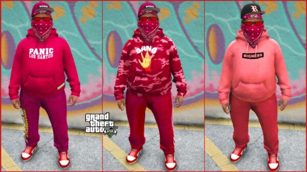 GTA 5 :- Red Gang Fat Ped Mod for [FiveM/Singleplayer] - Image 2