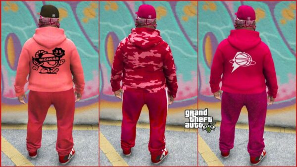 GTA 5 :- Red Gang Fat Ped Mod for [FiveM/Singleplayer] - Image 4