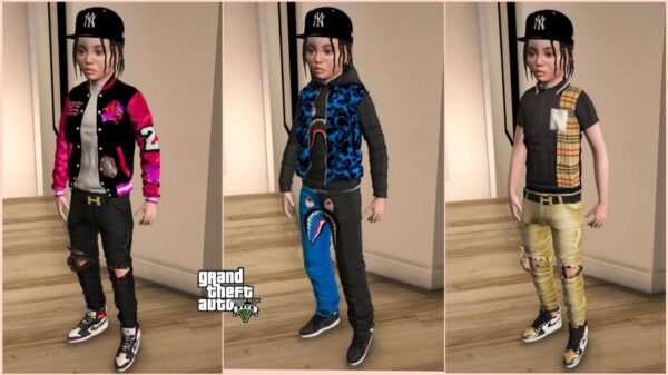 GTA 5 :- Child Male 52 B M for [FiveM/Singleplayer] with 3 Outfits - Image 2