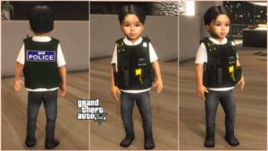 GTA 5 :-Police Baby Male 215 D Ped for [Fivem Ready/Singleplayer]