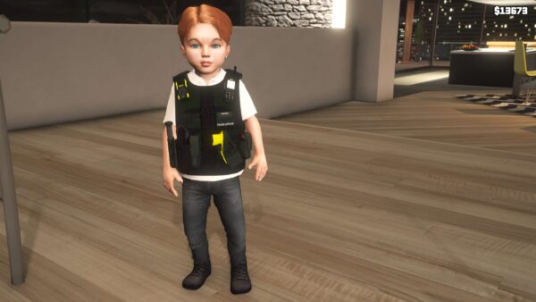 GTA 5 :-Police Baby Male 215 B Ped for [Fivem Ready/Singleplayer] - Image 2