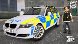 GTA 5 :- [ELS] UK Police BMW Small Car for Babies for [Fivem/Singleplayer]