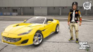 GTA 5 :-Small Ferrari Portofino Car for Kids for [FiveM/Singleplayer]