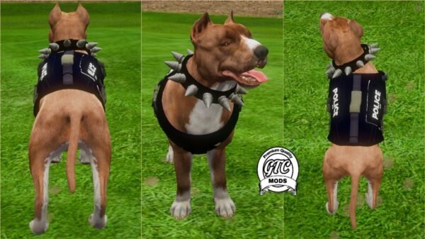 K9 police dog pets for fivem