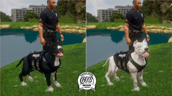 K9 police dog pets for fivem