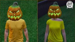 GTA 5 : Halloween mod for Fivem- Angry Pumpkin Head (Male & Female) 🎃