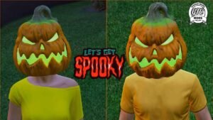 GTA 5 : Halloween mod for Fivem- Angry Pumpkin Head (Male & Female) 🎃