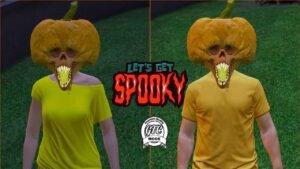 GTA 5 : Cursed Pumpkin Halloween Head for Fivem (Male & Female) 🎃