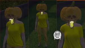 GTA 5 : Cursed Pumpkin Halloween Head for Fivem (Male & Female) 🎃