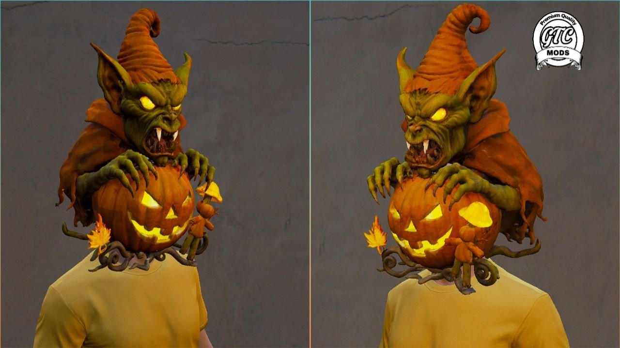 Fivem Halloween Mods | Pumpkin goblin Jack-o’-Lantern halloween masks for fivem gta 5