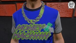GTA 5 Custom CHAINS FOR FIVEM RP ICEDOUT MONEYMACHH SILVER CHAIN SPARKLING GLOWING EFFECT FOR FIVEM GTA 5
